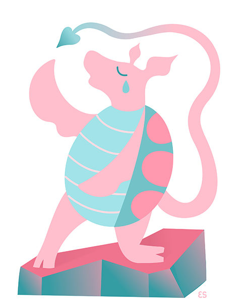 mock turtle illustration