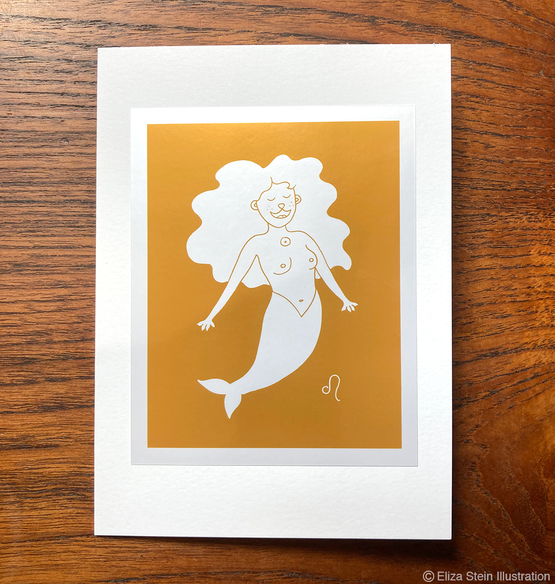 Leo Zodiac Greeting Card