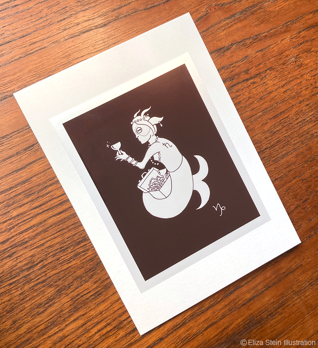 Capricorn Zodiac Greeting Card
