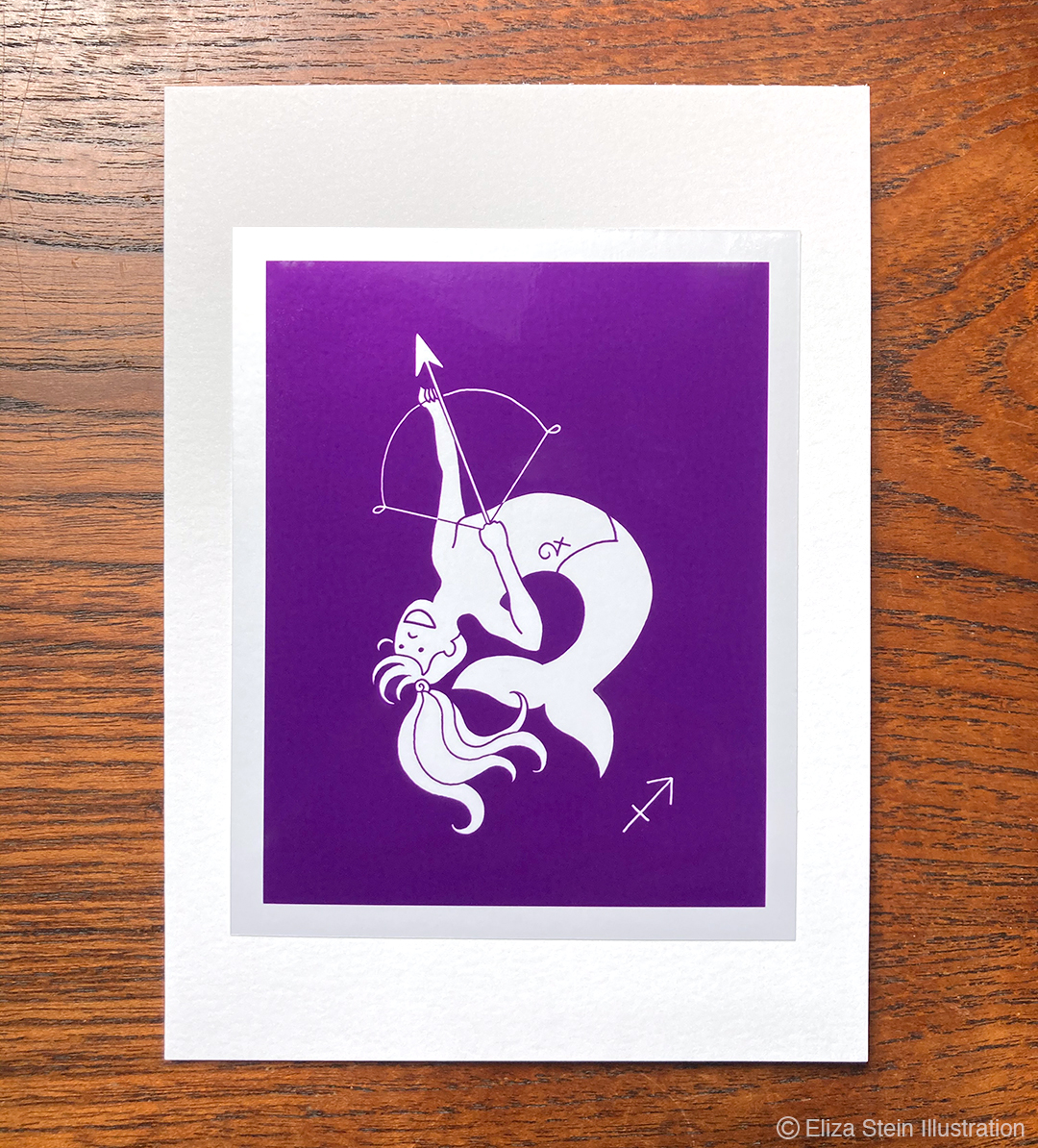 Sagittarius Zodiac Greeting Card