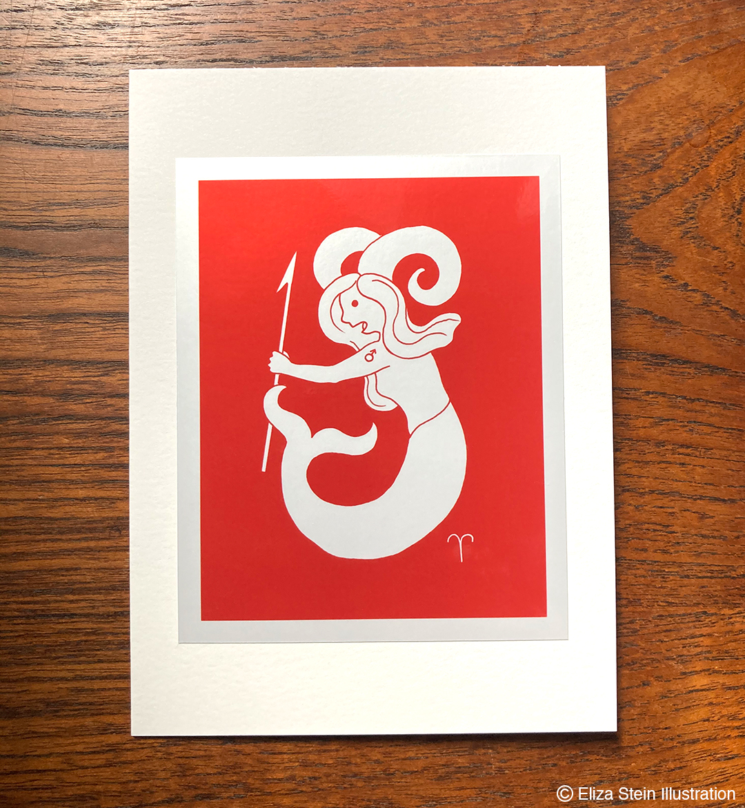 Aries Greeting Card